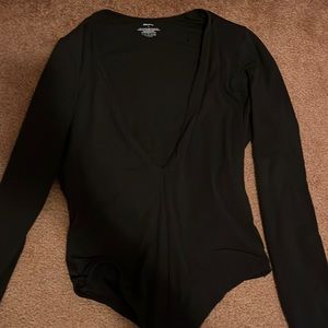 Skims low v neck bodysuit